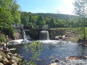 fissure du barrage